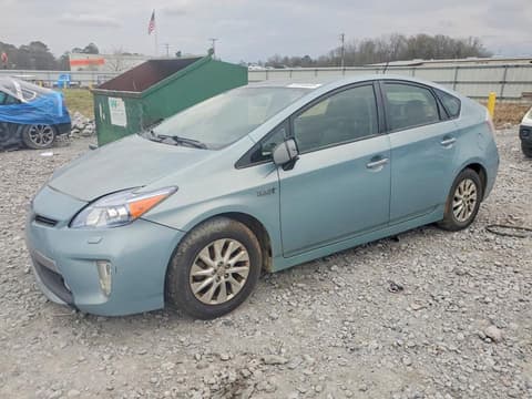 2012 Toyota Prius Plug-In, VIN JTDKN3DP5C3024848. Фото 1 з 6 з аукціону Copart. Каталог авто зі США OpenDataCar.