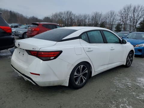 2021 Nissan Sentra, VIN 3N1AB8CV5MY288682. Фото 3 из 6 с аукциона Copart. Каталог авто из США OpenDataCar.