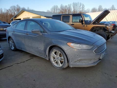 2018 Ford Fusion, VIN 3FA6P0UU8JR142185. Фото 4 из 6 с аукциона Copart. Каталог авто из США OpenDataCar.