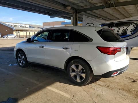 2016 Acura MDX, VIN 5FRYD3H24GB021328. Фото 2 з 6 з аукціону Copart. Каталог авто зі США OpenDataCar.
