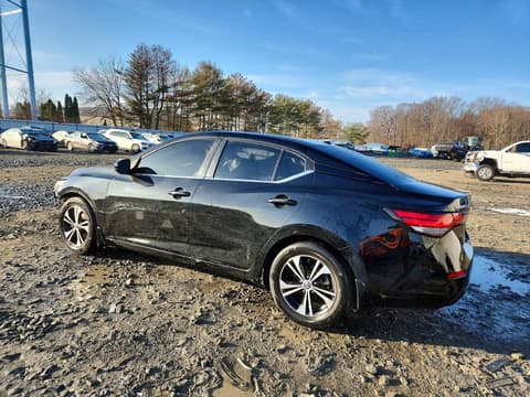 2022 Nissan Sentra, VIN 3N1AB8CV7NY287809. Фото 2 з 6 з аукціону Copart. Каталог авто зі США OpenDataCar.