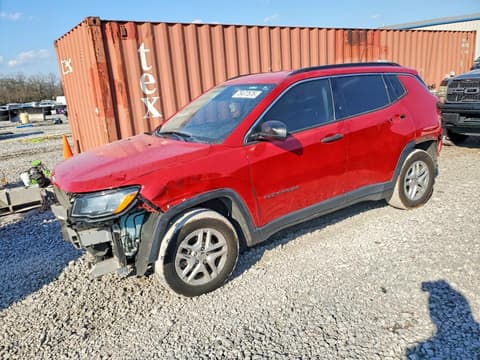 2020 Jeep Compass, VIN 3C4NJCAB3LT199069. Фото 1 з 6 з аукціону Copart. Каталог авто зі США OpenDataCar.
