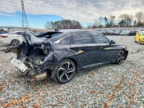 2020 Honda Accord, VIN 1HGCV1F37LA123140. Фото 3 з 6 з аукціону Copart. Каталог авто зі США OpenDataCar.
