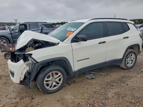 2018 Jeep Compass, VIN 3C4NJDAB9JT107854. Фото 1 з 6 з аукціону Copart. Каталог авто зі США OpenDataCar.