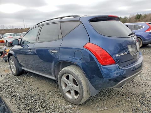 2005 Nissan Murano, VIN JN8AZ08W15W432124. Photo 2 of 6 from Copart auction. OpenDataCar US salvage catalog.
