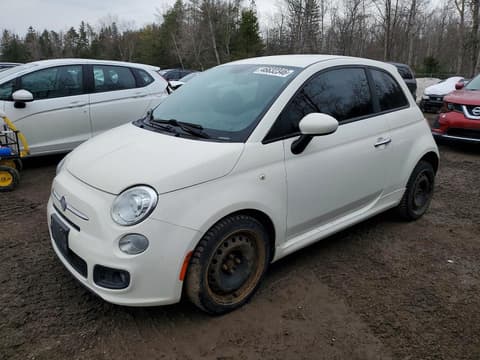 2012 Fiat 500, VIN 3C3CFFBR4CT237614. Фото 1 з 6 з аукціону Copart. Каталог авто зі США OpenDataCar.
