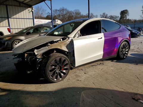 2020 Tesla Model Y, VIN 5YJYGDEF8LF037483. Фото 1 з 6 з аукціону Copart. Каталог авто зі США OpenDataCar.