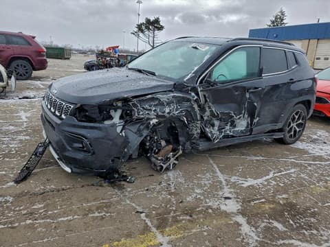 2024 Jeep Compass, VIN 3C4NJDCN6RT142080. Фото 1 з 6 з аукціону Copart. Каталог авто зі США OpenDataCar.