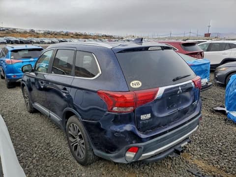 2018 Mitsubishi Outlander, VIN JA4JZ4AX4JZ001639. Фото 2 з 6 з аукціону Copart. Каталог авто зі США OpenDataCar.