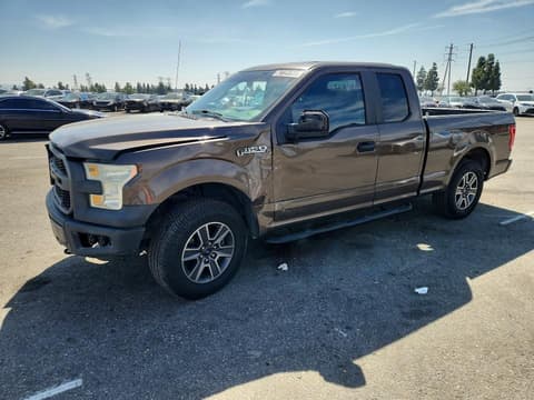 2015 Ford F-150, VIN 1FTEX1E89FKE44500. Фото 1 з 6 з аукціону Copart. Каталог авто зі США OpenDataCar.