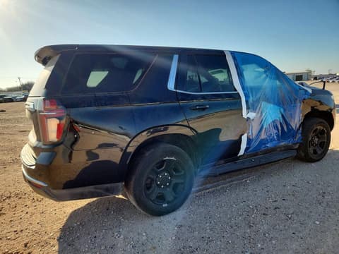 2022 Chevrolet Tahoe, VIN 1GNSCLED7NR303221. Photo 3 of 6 from Copart auction. OpenDataCar US salvage catalog.