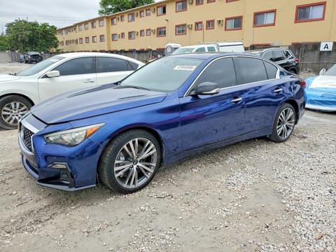 2019 Infiniti Q50, VIN JN1EV7AR0KM553968. Фото 1 з 6 з аукціону Copart. Каталог авто зі США OpenDataCar.