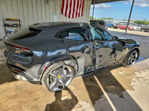 2024 Ferrari Purosangue, VIN ZSG06VTA1R0310141. Photo 3 of 6 from Copart auction. OpenDataCar US salvage catalog.