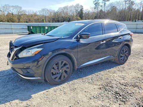 2017 Nissan Murano, VIN 5N1AZ2MH5HN144708. Фото 1 з 6 з аукціону Copart. Каталог авто зі США OpenDataCar.