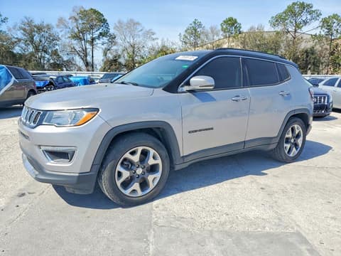 2019 Jeep Compass, VIN 3C4NJCCB4KT711322. Фото 1 з 6 з аукціону Copart. Каталог авто зі США OpenDataCar.