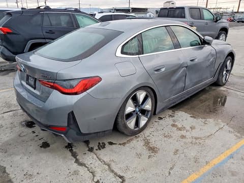2023 Bmw i4, VIN WBY73AW03PFP69875. Фото 3 из 6 с аукциона Copart. Каталог авто из США OpenDataCar.