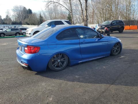 2017 Bmw M240i, VIN WBA2G1C31HV639595. Фото 3 из 6 с аукциона Copart. Каталог авто из США OpenDataCar.