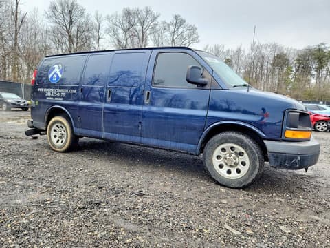 2011 Chevrolet Express 1500, VIN 1GCSGAF40B1148456. Фото 4 з 6 з аукціону Copart. Каталог авто зі США OpenDataCar.