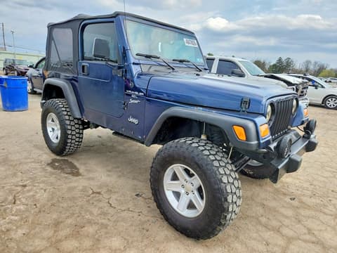 2001 Jeep Wrangler, VIN 1J4FA49SX1P305088. Фото 4 з 6 з аукціону Copart. Каталог авто зі США OpenDataCar.