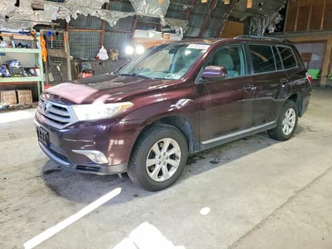 2013 Toyota Highlander, VIN 5TDBK3EH1DS177159. Фото 1 з 6 з аукціону Copart. Каталог авто зі США OpenDataCar.