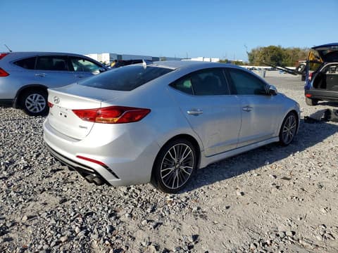 2018 Hyundai Elantra, VIN KMHD04LB7JU524791. Фото 3 з 6 з аукціону Copart. Каталог авто зі США OpenDataCar.