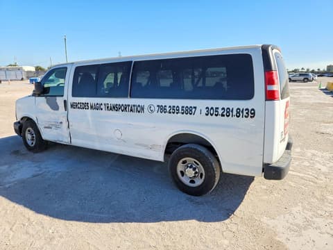 2014 Chevrolet Express 3500, VIN 1GAZGZFAXE1114332. Фото 2 з 6 з аукціону Copart. Каталог авто зі США OpenDataCar.