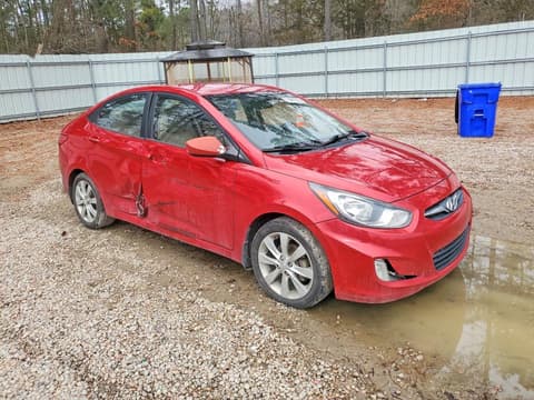 2013 Hyundai Accent, VIN KMHCU4AE8DU305436. Фото 4 з 6 з аукціону Copart. Каталог авто зі США OpenDataCar.