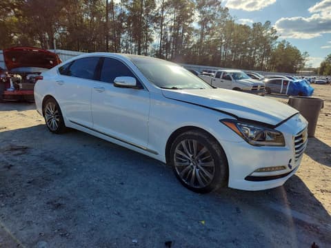 2017 Genesis G80, VIN KMHGN4JF0HU173432. Photo 4 of 6 from Copart auction. OpenDataCar US salvage catalog.