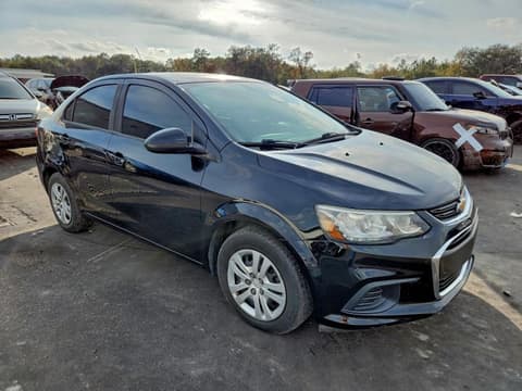 2017 Chevrolet Sonic, VIN 1G1JB5SHXH4169373. Фото 4 из 6 с аукциона Copart. Каталог авто из США OpenDataCar.