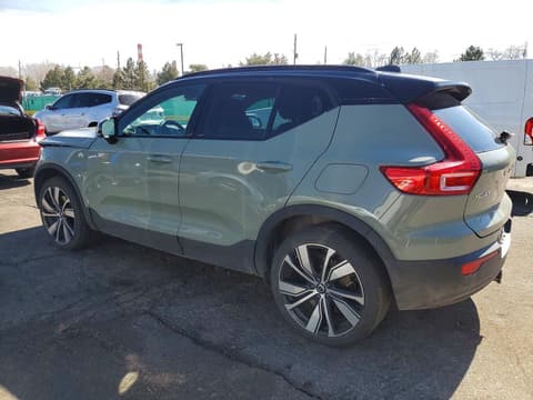 2021 Volvo XC40 Recharge, VIN YV4ED3UR8M2590377. Zdjęcie 2 z 6 z aukcji Copart. Katalog aut z USA OpenDataCar.
