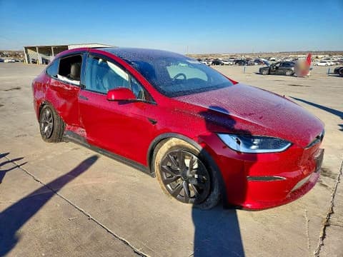 2025 Tesla Model X, VIN 7SAXCBE53SF465868. Фото 4 из 6 с аукциона Copart. Каталог авто из США OpenDataCar.