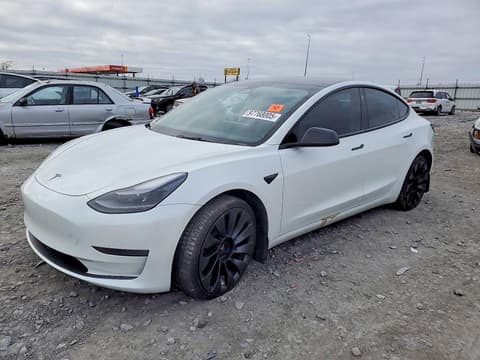 2023 Tesla Model 3, VIN 5YJ3E1EC8PF588037. Фото 1 з 6 з аукціону Copart. Каталог авто зі США OpenDataCar.
