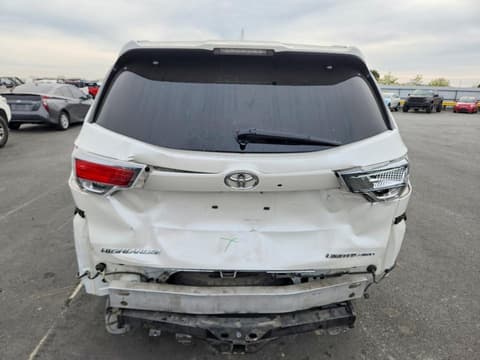 2016 Toyota Highlander, VIN 5TDDKRFHXGS262838. Фото 6 з 6 з аукціону Copart. Каталог авто зі США OpenDataCar.