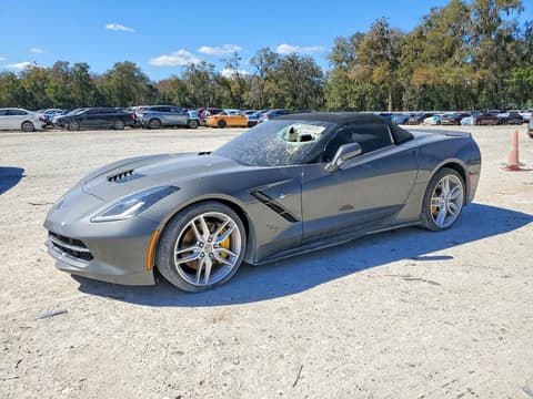 2015 Chevrolet Corvette Stingray, VIN 1G1YJ3D75F5118624. Фото 1 з 6 з аукціону Copart. Каталог авто зі США OpenDataCar.