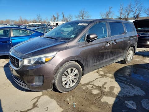 2017 Kia Sedona, VIN KNDMB5C18H6225420. Фото 1 з 6 з аукціону Copart. Каталог авто зі США OpenDataCar.
