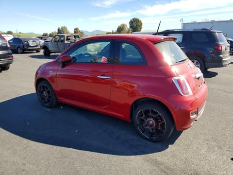 2015 Fiat 500, VIN 3C3CFFBR6FT555755. Фото 2 з 6 з аукціону Copart. Каталог авто зі США OpenDataCar.