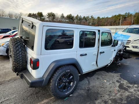 2021 Jeep Wrangler Unlimited, VIN 1C4HJXDM6MW530790. Фото 3 з 6 з аукціону Copart. Каталог авто зі США OpenDataCar.