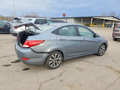 2017 Hyundai Accent, VIN KMHCT4AE8HU355620. Фото 3 з 6 з аукціону Copart. Каталог авто зі США OpenDataCar.