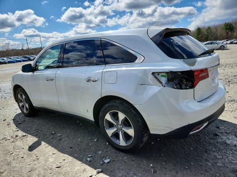 2016 Acura MDX, VIN 5FRYD4H25GB014281. Фото 2 з 6 з аукціону Copart. Каталог авто зі США OpenDataCar.