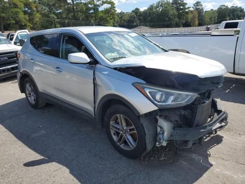 2018 Hyundai Santa Fe, VIN 5XYZT3LB1JG525920. Photo 4 of 6 from Copart auction. OpenDataCar US salvage catalog.