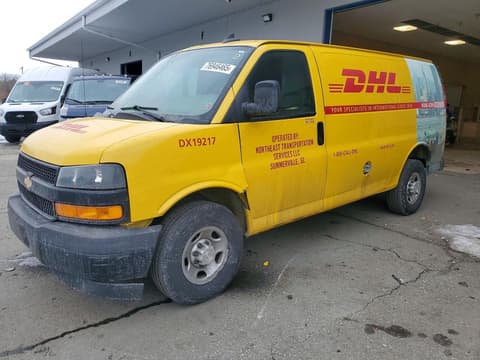 2019 Chevrolet Express 2500, VIN 1GCWGAFP7K1338105. Фото 1 з 6 з аукціону Copart. Каталог авто зі США OpenDataCar.