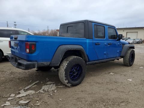 2023 Jeep Gladiator, VIN 1C6HJTAG4PL564893. Фото 3 из 6 с аукциона Copart. Каталог авто из США OpenDataCar.