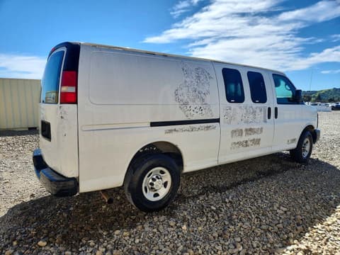 2010 Chevrolet Express 2500, VIN 1GCZGGBAXA1134012. Фото 3 з 6 з аукціону Copart. Каталог авто зі США OpenDataCar.