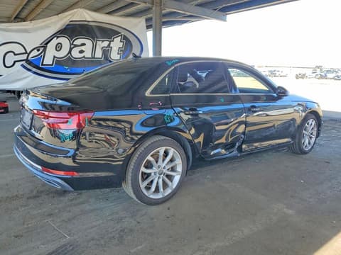 2019 Audi A4, VIN WAUHMAF47KN005352. Фото 3 з 6 з аукціону Copart. Каталог авто зі США OpenDataCar.