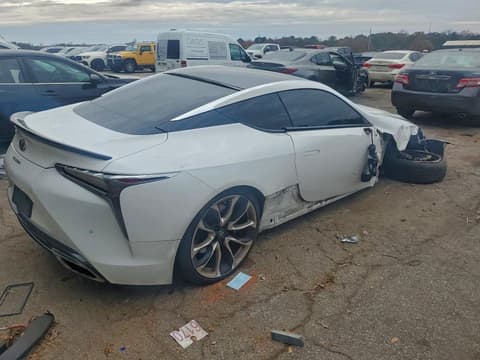 2018 Lexus LC 500, VIN JTHHP5AY2JA000429. Фото 3 из 6 с аукциона Copart. Каталог авто из США OpenDataCar.