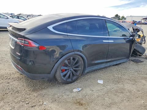 2018 Tesla Model X, VIN 5YJXCBE49JF142945. Фото 3 з 6 з аукціону Copart. Каталог авто зі США OpenDataCar.