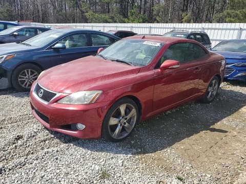 2010 Lexus IS 350c, VIN JTHFE2C26A2502620. Фото 1 з 6 з аукціону Copart. Каталог авто зі США OpenDataCar.