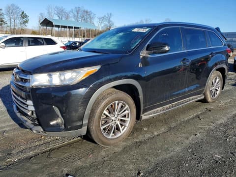 2018 Toyota Highlander, VIN 5TDKZRFH2JS543140. Фото 1 з 6 з аукціону Copart. Каталог авто зі США OpenDataCar.