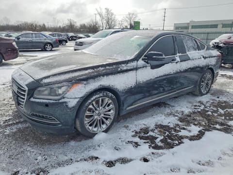 2015 Hyundai Genesis, VIN KMHGN4JE4FU018273. Photo 1 of 6 from Copart auction. OpenDataCar US salvage catalog.