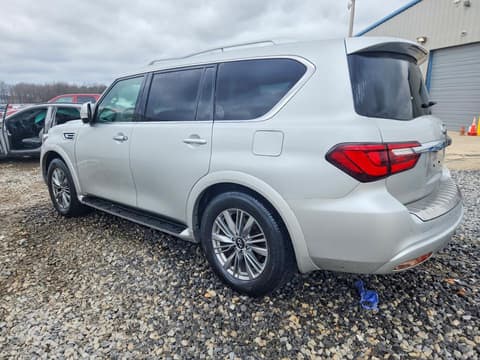 2021 Infiniti QX80, VIN JN8AZ2AF2M9717692. Фото 2 з 6 з аукціону Copart. Каталог авто зі США OpenDataCar.